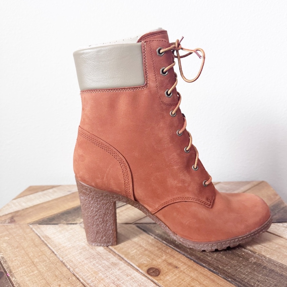 Timberland Glancy Suede Heeled Boots - Picture 5 of 12